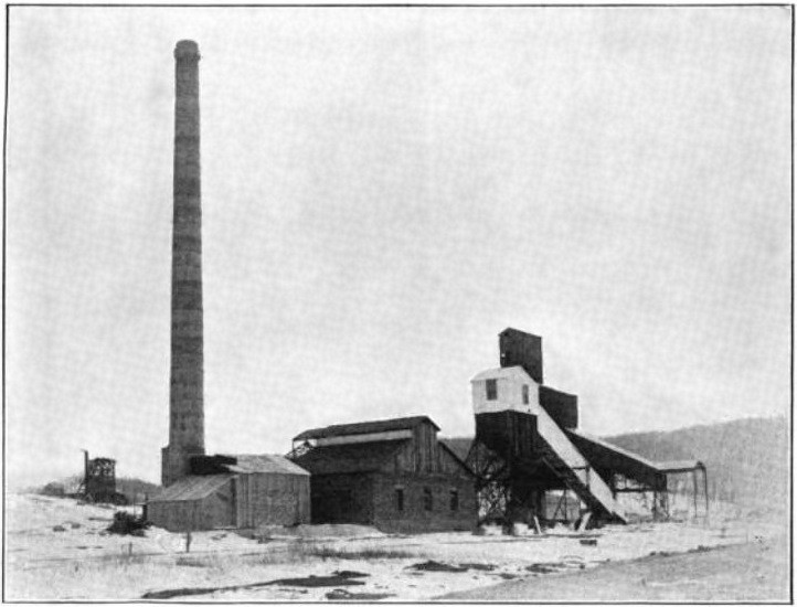 The surface plant of the Consolidation Coal Company's Mine No. 18 at Buxton, under construction