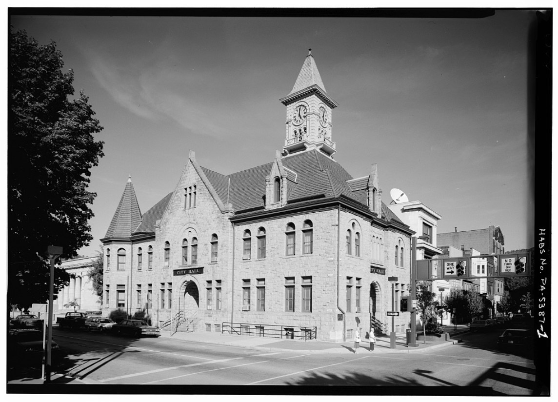 Johnstown City Hall, Pennsylvania, recorded by the Historic American Buildings Survey