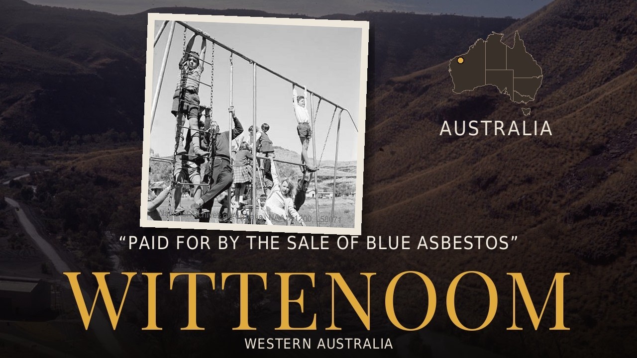 Wittenoom, Western Australia &mdash; the playground was paid for by the sale of blue asbestos